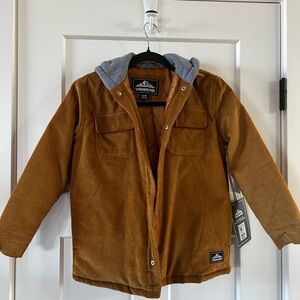 NWT West 49 Boys Cordoroy hooded jacket